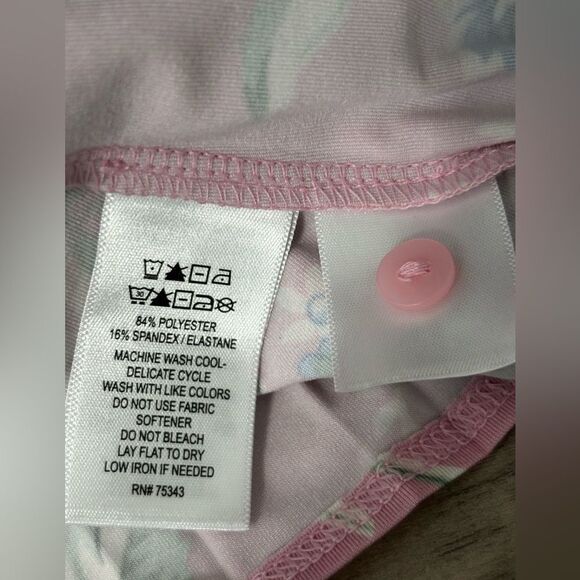 Laura Ashley Golf & Tennis Floral Pink Women's Dress Medium Sleeveless Gorpcore - Picture 9 of 10